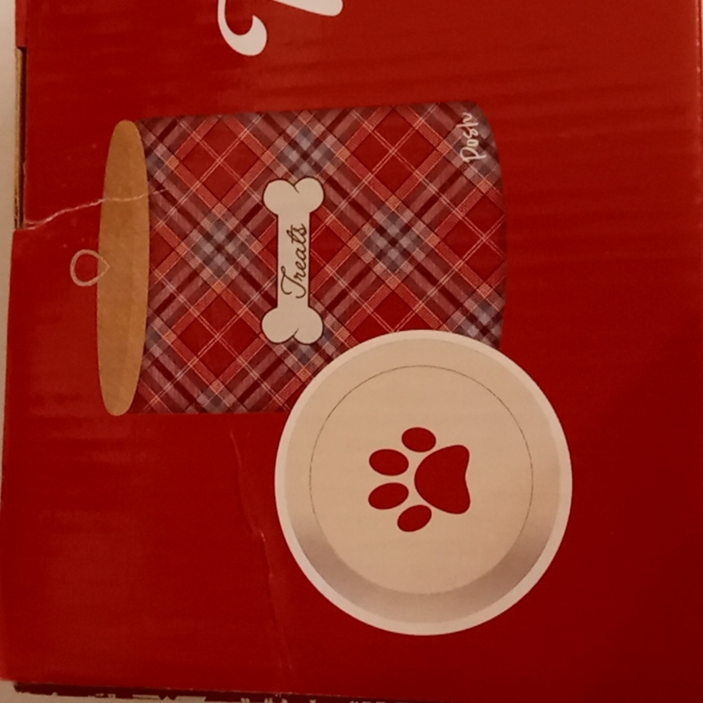 Pet Food Bowl, Treat Jar - Picture 2 of 5